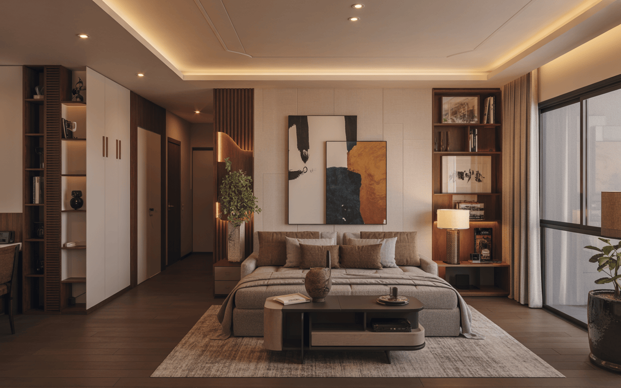 luxury-home-interiors-ahmedabad-modern-smart-bedroom-design-2025